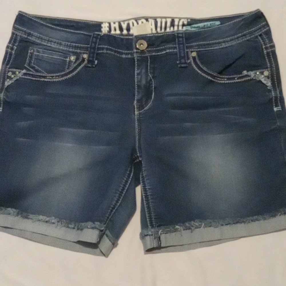 Hydraulic Bailey Low Rise Jean Shorts